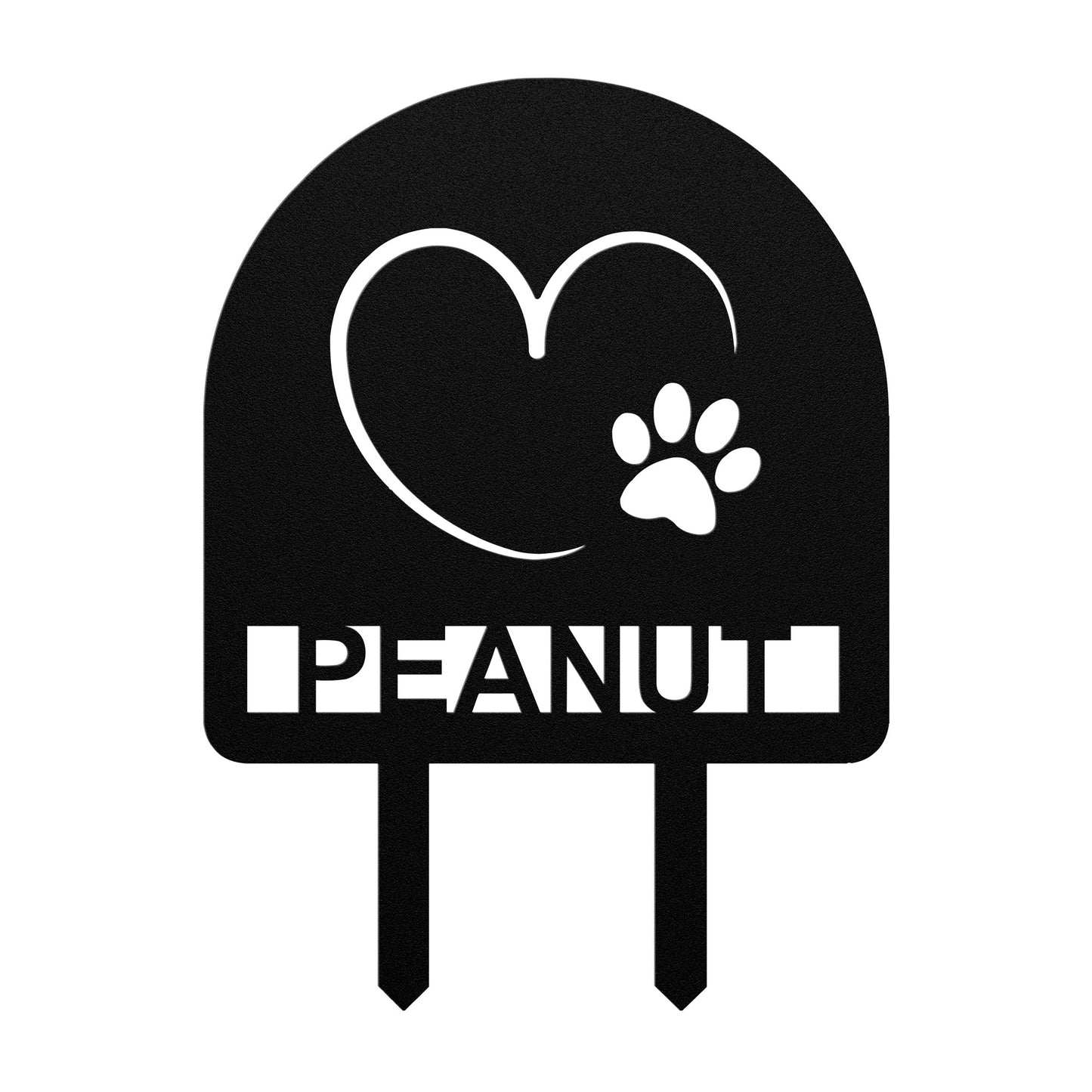 Dog Cat Pet Memorial Staked Custom Metal Sign