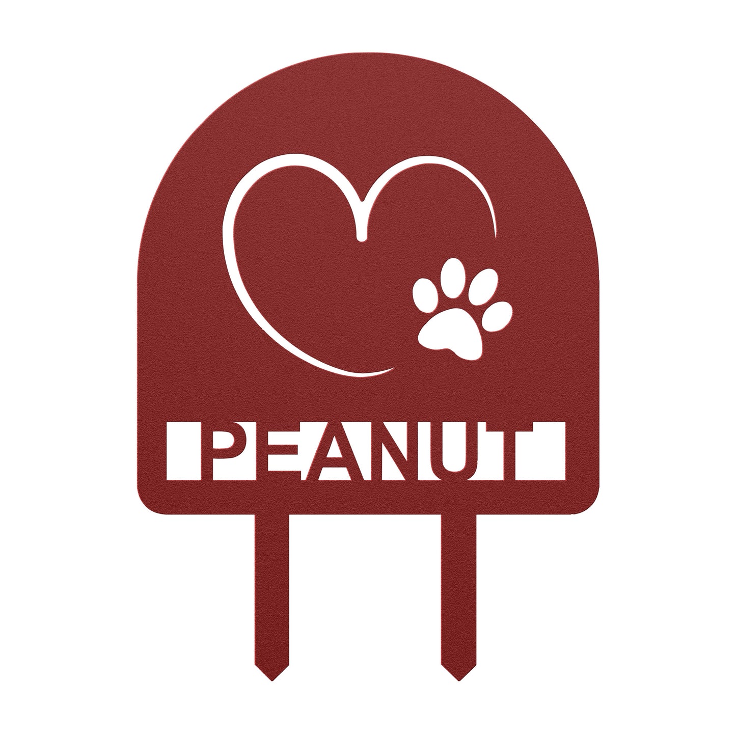 Dog Cat Pet Memorial Staked Custom Metal Sign