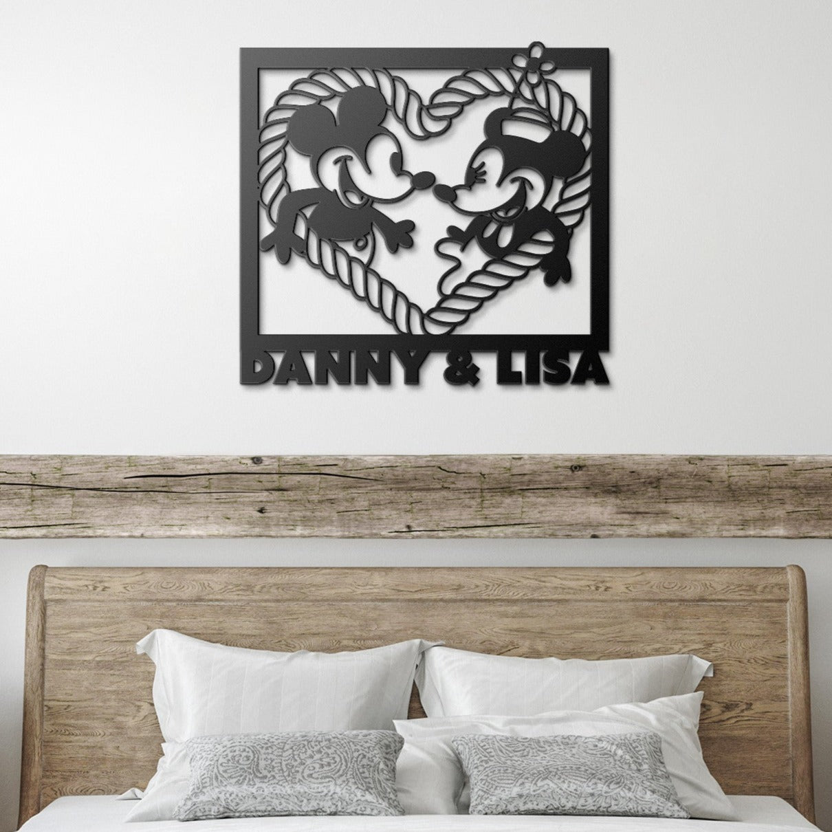 Steamboat Willie Heart - Steel Art