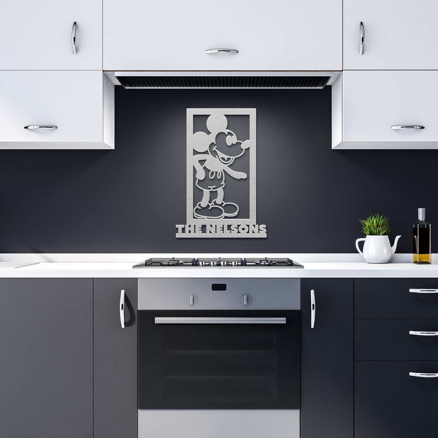Steamboat Willie Vertical Square - Steel Art